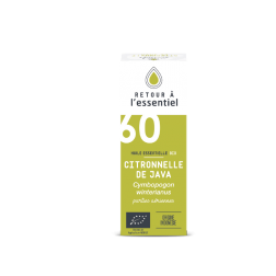 60 - Huile essentielle de CITRONNELLE DE JAVA Bio
